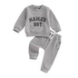 Toddler Baby Mama's Boy Clothes Long Sleeve Sweatshirts Jogger Pant Newborn Boys 2 Piece Outfits Fall Winter