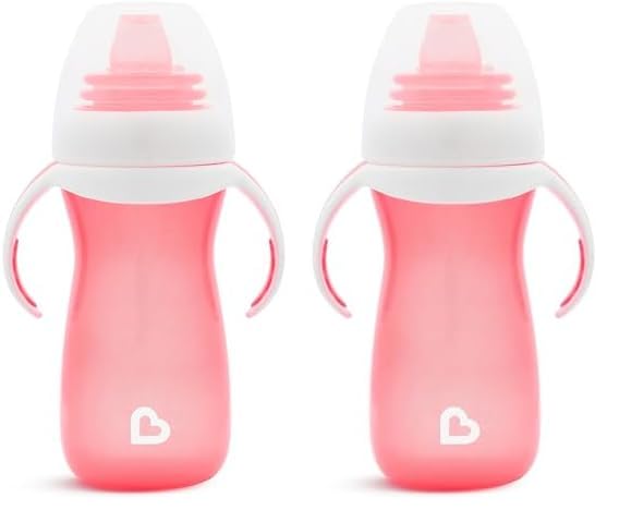 Munchkin® Gentle™ Transition Sippy Cup with Trainer Handles, 10 Ounce, Blue
