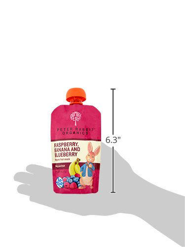 Peter Rabbit Organics Fruit Vegetable, Squeezable Pouches, 4 Ounce (Pack of 18)