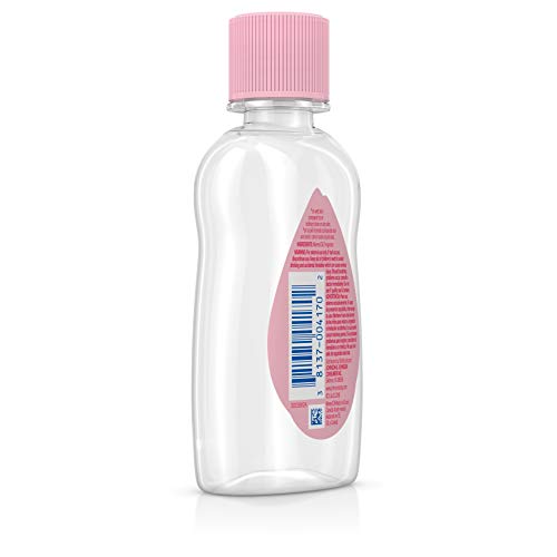 Johnson's Baby Oil, Pure Mineral Oil to help Prevent Moisture Loss for baby, Kids & Adults, Gentle & Soothing Baby Massage Oil for Dry Skin Relief, Original Scent, 14 fl. oz(Pack of 6)