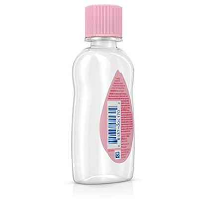 Johnson's Baby Oil, Pure Mineral Oil to help Prevent Moisture Loss for baby, Kids & Adults, Gentle & Soothing Baby Massage Oil for Dry Skin Relief, Original Scent, 14 fl. oz(Pack of 6)