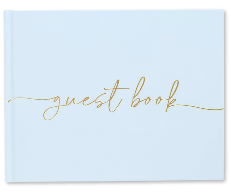 Lamare Elegant Blank Page Wedding Guest Book – The Perfect Polaroid Guest Book for Wedding Receptions, Birthdays, Baby Showers, and Special Events – A Stylish Sign-in Book for Guests