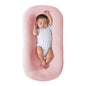 Baby Lounge Pillow for Newborn 0-24 Months, Newborn Lounger Nest Sleeping for Baby in Bed, Infants Lounger for Boys & Girls (Pink, 29.5*19.3in)