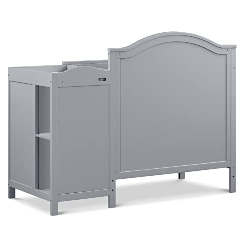 DaVinci Charlie 4-in-1 Convertible Mini Crib and Changer Combo in White, Greenguard Gold Certified
