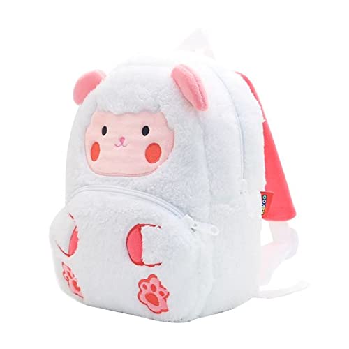 Toddler Backpack for Boys and Girls, Cute Soft Plush Animal Cartoon Mini Backpack Little For Kids 2-6 Years (Cows)