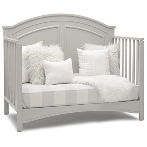 Delta Children Perry 6-in-1 Convertible Crib - Greenguard Gold Certified, Bianca White