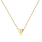 Turandoss Mothers Day Gifts for Mom Wife Women Girls - 14K Gold Plated Heart Pendant Letter Alphabet Necklace Tiny Initial Necklaces Heart Initial Necklace Gifts for Women Teens