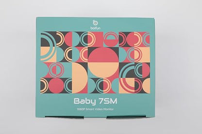 BOIFUN Split Screen Video Baby Monitor WiFi, 2 Cameras, Smartphone APP Control & LCD Monitor, AI Motion & Sound Detection, 4.3'' 4X Zoom, 1080P Smart (Monitor para Bebe), Area Alarm, Video Recording