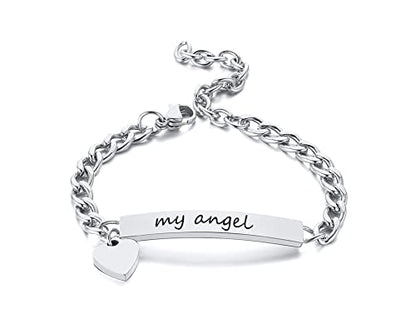Personalized Baby Bar Bracelet : 18K Gold Plated Custom Name ID Plate Bracelet for Children Toddler from Mom, Engraved Kid Name for Daughter Son, New Born Birthday Gift,Adjustable,Nickel free
