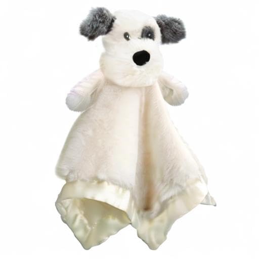Bear Security Blanket Soft Baby Lovey Fluffy Blanket Unisex Lovie Snuggle Toy Baby Bear Stuffed Gift for Newborn, Boys and Girls, 13.5 Inch