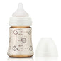 Grosmimi PPSU Baby Bottle, BPA Free (10oz Bear_Pure Gold)