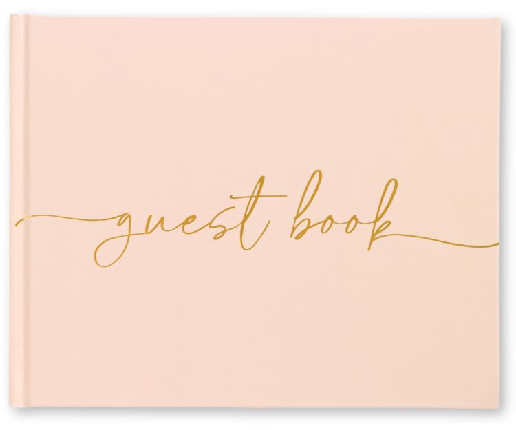 Lamare Elegant Blank Page Wedding Guest Book – The Perfect Polaroid Guest Book for Wedding Receptions, Birthdays, Baby Showers, and Special Events – A Stylish Sign-in Book for Guests