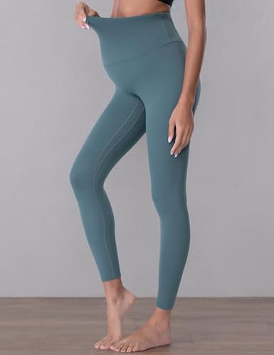 POSHDIVAH Women's Maternity Leggings Over The Belly Pregnancy Yoga Pants Active Wear Workout Leggings