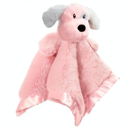Bear Security Blanket Soft Baby Lovey Fluffy Blanket Unisex Lovie Snuggle Toy Baby Bear Stuffed Gift for Newborn, Boys and Girls, 13.5 Inch