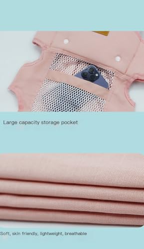 Baby Carrier 3-in-1 Ergonomic Infant Carrier Soft Baby Holder 3 to 36 Months,4 Season/All Seasons,Newborn to Toddler with Hood All Position Baby Hipseat (Pink)