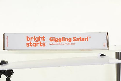 Bright Starts JuneBerry Walk-A-Bout Baby Walker and Entertainer, Removeable Floor Toy, with Easy Fold Frame for Storage, Ages 6 Months +