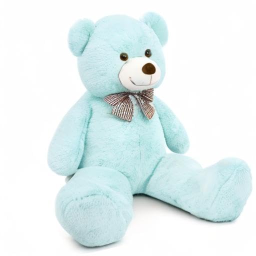 MaoGoLan Giant Big Teddy Bear 4 Feet 47 inch Life Size Tan Plush Bear Brown Stuffed Animal for Children Boyfriend