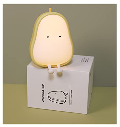 Cute Dinosaur Night Light, Brightness Adjustable Baby Bedside Night Lamp USB Recharging, Nursery Room Decor Kids Toddlers Night Light, Dinosaur Gifts for Birthday, Christmas, Green