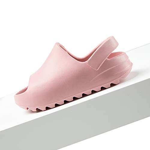 Toddler Little Kids Slides Sandals, Kid Summer Slip On Slides Sandals,Slippers with Strap Anti-slip Water Shoes，Indoor Outdoor Lightweight Slippers Sandals for Boys and Girls