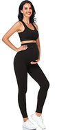 Women's Maternity 2 Piece Outfit Set - Bra & Shorts for Pregnancy - Yoga workout Lounge Wear Sets