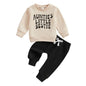 Toddler Baby Mama's Boy Clothes Long Sleeve Sweatshirts Jogger Pant Newborn Boys 2 Piece Outfits Fall Winter