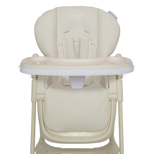 Delta Children Little Folks 2-in-1 SlimFold High Chair for Babies and Toddlers, Sage Green