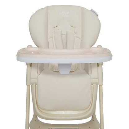 Delta Children Little Folks 2-in-1 SlimFold High Chair for Babies and Toddlers, Sage Green