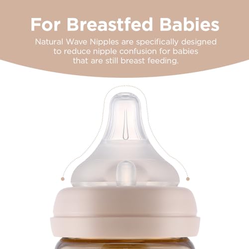 PPSU All-in-One Baby Bottle - Anti-Colic, Wide-Neck, Stable Base, Easy to Clean, Natural, Cloud Edition, 170ml, 6oz, Stage 1 (Slow Flow)