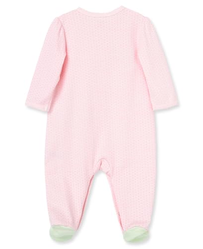 Little Me Clothes for Baby Girls' 100% Cotton Scratch-Free Tag Footie Sleeper, Preemie to 9 Months