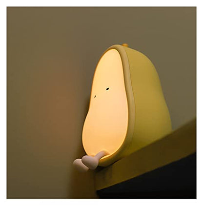 Cute Dinosaur Night Light, Brightness Adjustable Baby Bedside Night Lamp USB Recharging, Nursery Room Decor Kids Toddlers Night Light, Dinosaur Gifts for Birthday, Christmas, Green