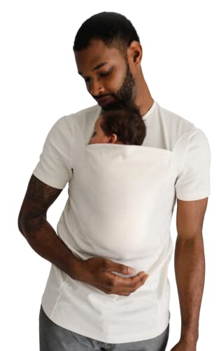 Lalabu The Dad Shirt | Hands-Free Baby Carrier for Dad with Kangaroo Pouch | Engineered for Bonding, Safety, & Comfort for Newborns Up to 15 Lbs. | CPSC Approved