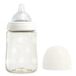 PPSU All in One Baby Bottle, PPSU Baby Bottle for Breastfeeding Babies, Anti-Colic Wide-Neck Non-Tip Stable Base, Easy to Clean Natural Baby Bottle 200ml, 6.76oz, Nipple S Level(0~3M) (Beige)