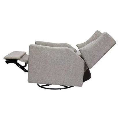 Babyletto Kiwi Electric Power Glider Recliner Nursery Chair w/ USB Ports - Water & Stain Resistant Glider Rocking Chair for Nursery - GREENGUARD Gold Certified Swivel Rocker Recliner Chair - Cream