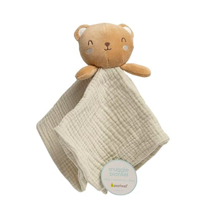 Pearhead Cloud Security Blanket, Soft Baby Lovey for Babies, Snuggle Toy Stuffed Animal, Newborn Infant and Toddler Security Toy, Baby Boy or Baby Girl Lovie, New Baby Gift, White Cloud Lovey