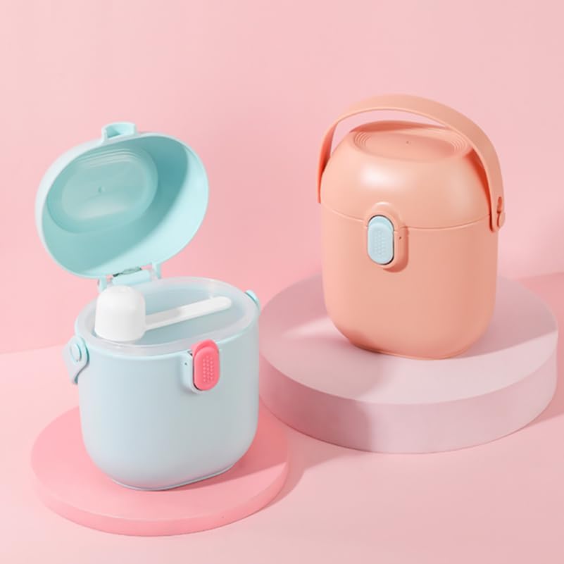 2 Set Milk Powder Box Formula Holder Formula Container Food Storage Containers Snack Storage Container Formula Powder Portable Milk Case High Capacity Formula Milk Pp