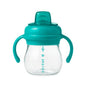 OXO Tot Transitions Soft Spout Sippy Cup with Removable Handles - 6 oz. - Blossom
