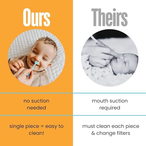 oogiebear: Baby Nose Cleaner & Ear Wax Removal Tool - Safe Booger & Earwax Removal for Newborns, Infants, Toddlers - Dual-Ended - Essential Baby Stuff, Diaper Bag Must-Have, with CASE