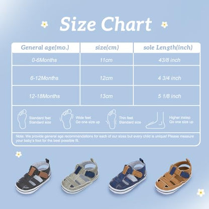Kannior Infant Boys Girls Sandals Breathable Premium Baby Summer Outdoor Casual Beach Shoes Lightweight Toddler Flower Bowknot Anti Slip Rubber Sole Newborn Prewalker First Crib Shoes