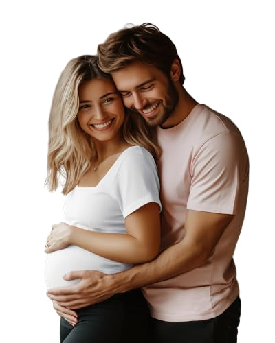 Huukeay 4 Pack Women's Maternity Shirts Cotton Ribbed Short Sleeve Square Neck Pregnancy Tops Side Ruched Summer Tee