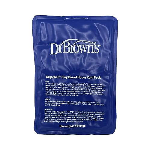 Dr. Brown's Infant Gripebelt Heated Belly Band, Soothe Baby's Tummy with Gentle Warmth and Compression, Hedgehog, 0m+