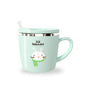 Baby Kids Toddler Sippy Cup Mug for Milk, Coffee, Stainless Steel Trainer Straw Cup with Lid, Fox, 7oz/Pink