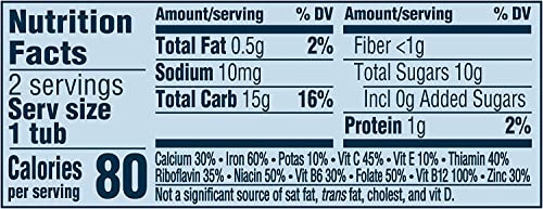 Gerber 2nd Foods Tubs Breakfast Cereal Variety Pack, 3 Pear Cinnamon Oatmeal, 3 Apple Banana Oatmeal, 3 Apple Banana Mixed, 3 Apple Mango Rice, 3 Apple Strawberry Blueberry, 15 CT