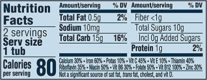 Gerber 2nd Foods Tubs Breakfast Cereal Variety Pack, 3 Pear Cinnamon Oatmeal, 3 Apple Banana Oatmeal, 3 Apple Banana Mixed, 3 Apple Mango Rice, 3 Apple Strawberry Blueberry, 15 CT