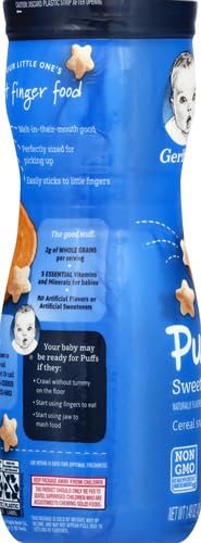 Gerber Baby Snacks, Baby Food, Puffs, Strawberry Apple, 1.48 Ounce