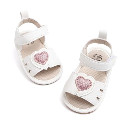 HsdsBebe Baby Girls Sandals Bohemia Flower Bow Soft Sole Toddler First Walkers Beach Summer Shoes