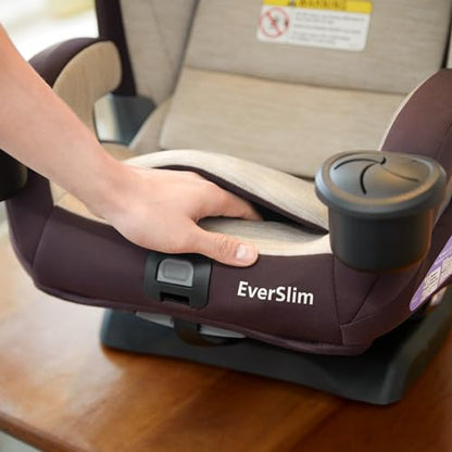 Safety 1st Everslim DLX Slim Convertible Car Seat– A 4-in-1 Convertible Child Safety Car Seats; Baby Car Seats for 5-100 lbs, Dunes Edge
