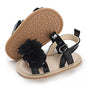 COSANKIM Baby Girl Sandals Rubber Sole Summer Outdoor Infant First Walker Crib Dress Shoes Baby Sandals