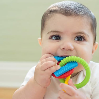 Dr. Brown's AquaCool Water-Filled Baby Teether, Cools & Massages Sore Gums, BPA Free, Pineapple and Apple, 2 Pack, 3m+
