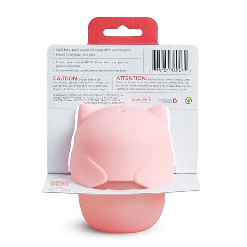 Munchkin Koala Sippy Cup for Toddlers and Babies 9 Months and Up, Soft-Touch, Spill Proof, 8 Ounce, Mint