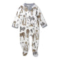 HonestBaby Sleep & Play Footed One-Piece Pajama Sleeper 100% Organic Cotton, Baby Boys